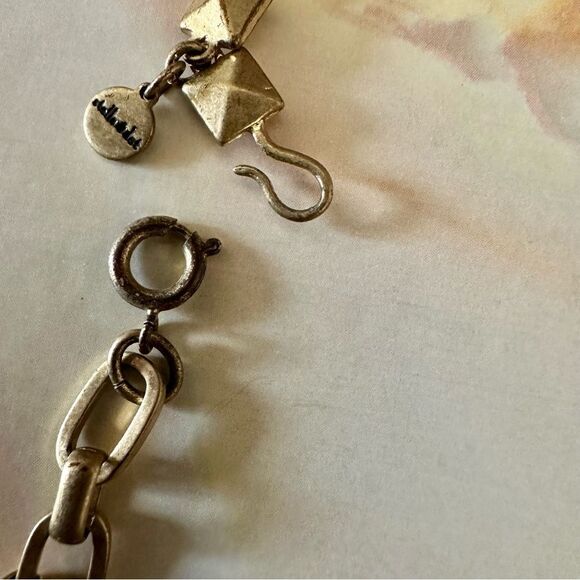 Stella and Dot gold tone rhinestone choker necklace - Picture 8 of 11